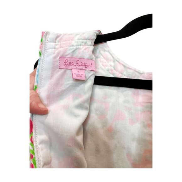 Lilly Pulitzer Vibrant Floral Shift Dress with Pockets Size 4 - Picture 4 of 4